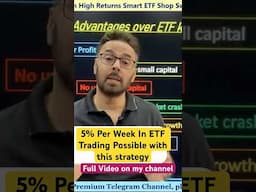 5% per week possible with this sectorial ETFs swing trading strategy. #etf #etftrading