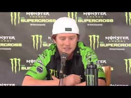 Supercross - Anaheim 1 2010 - Press Conference Ryan Villopoto