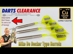 Darts Clearance COPPER TUNGSTEN Darts Review - Mike De Decker Type Barrels