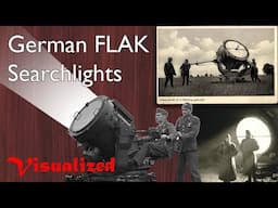 German FLAK WW2 Anti-Aircraft-Searchlights