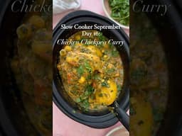 Slow cooker chicken and chickpea curry recipe in comments #slowcooker #chickencurry #batchcooking