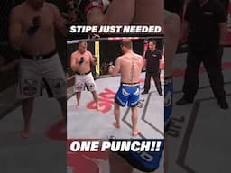 Stipe Miocic Just Needed ONE Punch!! #ufc #mma