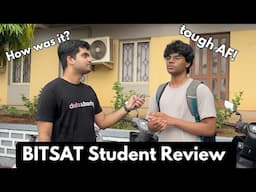 BITSAT 2024 Student Reaction | Dhruva Pai Angle