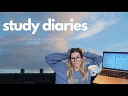 study diaries | days in my life as a med student studying for end of year exams