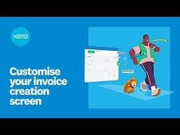 How to customise your invoice creation screen