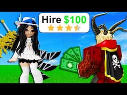 I Hired a E-GIRL to Play Blox Fruits