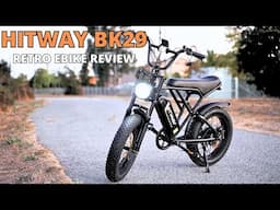 Hitway BK29 Retro Ebike Review - Unboxing, Assembly, Programming, Unlock Max Speed, Test Ride $30off