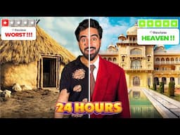 5 Star vs 0 Star Hotel : 24 Hour Challenge Exposed! 😱