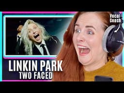 I Can't Feel My Face Anymore | Linkin Park - Two-Faced | Vocal Coach Reacts & Analysis