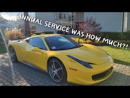 How Expensive is an Annual Service on a 458 at the Dealership