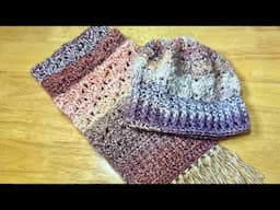 Vista Point / Crochet Scarf & Hat Set Tutorial! ~ Part 1 ~ The Scarf