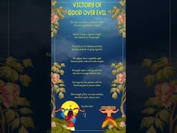 Dussehra Poem in English | Poems in English | English Poems for kids | #writtentreasures #shorts