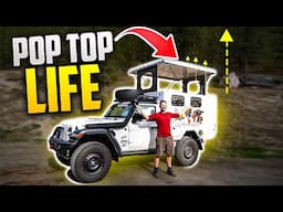 DIY Pop Top roof design and build - Dream Overland Jeep Camper Build Pt. 12