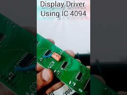 Seven Segment Display Interfacing using IC4094 Shift Register