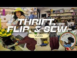 I Flipped My Old Jeans into a Skirt || Thrift Flip & Sew Workshop