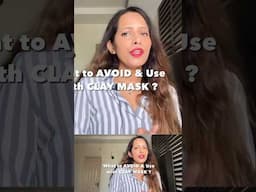 Do you have sensitive or dry skin, then avoid this #claymask Mistakes #shorts