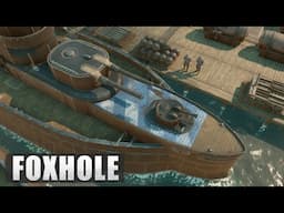 🔴LIVE - FOXHOLE NAVAL WARFARE | 24/7 PERSISTENT WAR MMO