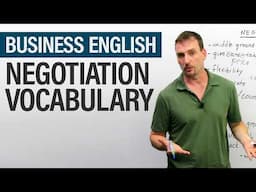 Professional & Business English: Negotiating Vocabulary