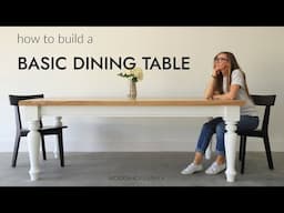 How to Build a Basic Dining Table | Rebuilding a 7 Year Old Project