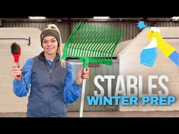 Autumn Stables Clean | Winter Yard Prep