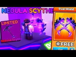 HOW TO GET *LIMITED* DUAL WIELD NEBULA SCYTHE IN BLADE BALL FOR FREE! (Roblox)