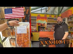 BRITS get Spicy Snacks in NYC! (Hell's Kitchen Crack Balls)