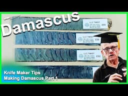 3 EASY things for a perfect Damascus Billet with Graham Clarke Part 1