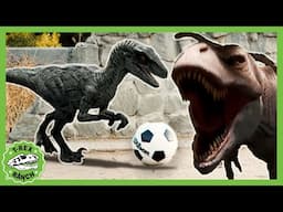 Let's Go 🦖🦕 T-Rex SINGALONG 🎵 🎶 | 🦖🦕 T-Rex Ranch Dinosaur Videos