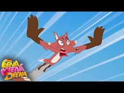 Chicken Escape: Fox's Hot-Headed Launch Adventure! | Eena Meena Deeka | Videos for kids