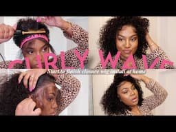 Flawless Flip Over Curly Bob Look! No Stylist Needed ft. CYNOSURE