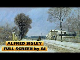 Masters of Painting | Full Screen | Alfred Sisley | Fine Arts | Great Painters | French Painters