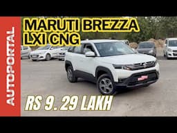 Maruti Brezza LXi CNG 2024 | Walkaround with  features | Brezza Base Model 2024