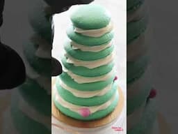 Christmas Tree MACARONS! Really! #shorts