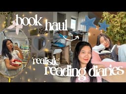 BOOK GIRL VLOG 🎀 massive book haul, camping reads & yapping