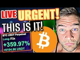 LIVE TRADING! NY Open! MOST IMPORTANT DAY IN BITCOIN HISTORY!!!! ($130,000.00 PROFIT for now lol)