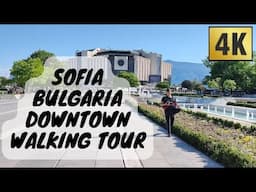 Sofia, Bulgaria [4K] Walking Tour - Serdika Station to NDK