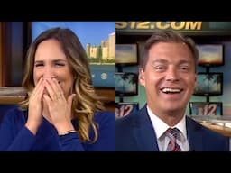 News Anchors Can't Stop Laughing At Tech Blooper