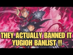 Yugioh Sept 2nd 2024 BANLIST UPDATE !!!! THEY KILLED THE TIER 0 ??!!??