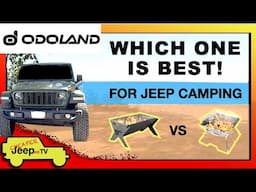 Which Portable Fire Pit/BBQ Grill Is Best for Jeep Camping? The Odoland Collapsible vs Heavy Duty