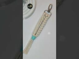 Macrame Keychain Ideas For Beginners | Macrame Tutorial #shorts #macramekeychain