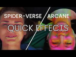 Into the Spider-Verse and Arcane looks tutorial