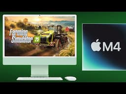 Playing EXTREME AAA games on the fastest colour iMac M4 with 8 CPU/GPU cores!