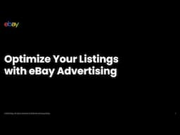 Optimize Your Listings with eBay Advertising