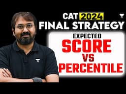 CAT 2024 Expected SCORE vs PERCENTILE & Details on 2024 TEST TAKERS!!