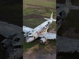 Douglas C-47 abandoned for 32 years! ✈️ #shorts