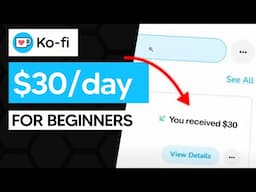 How To Make Money With Ko-fi For beginners In 2024