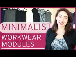 How to create a MINIMALIST CAPSULE WARDROBE for WORK in 2022