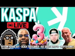 Happy Birthday Kaspa Live Stream!