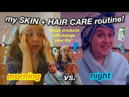 my self care SKIN + HAIR ROUTINES going into senior year! *these products will change your life*