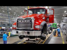 Inside US Factory Building From Scratch Massive MACK Trucks